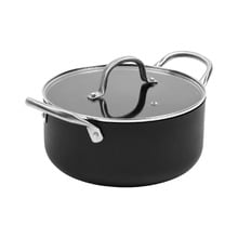Meteore 4.8L Non-Stick Casserole Dish with Glass Lid